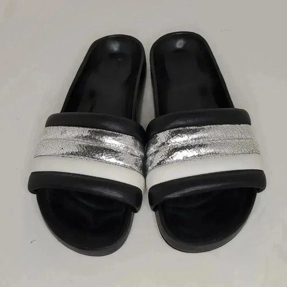 ISABEL MARANTMetallic Leather Pool Slide 41 - Picture 2 of 8